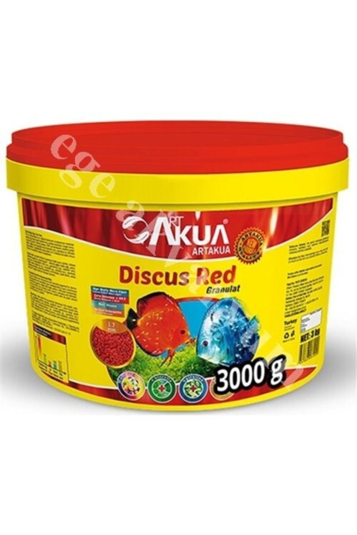 Artakua Discus Red 3kg Kova Yem