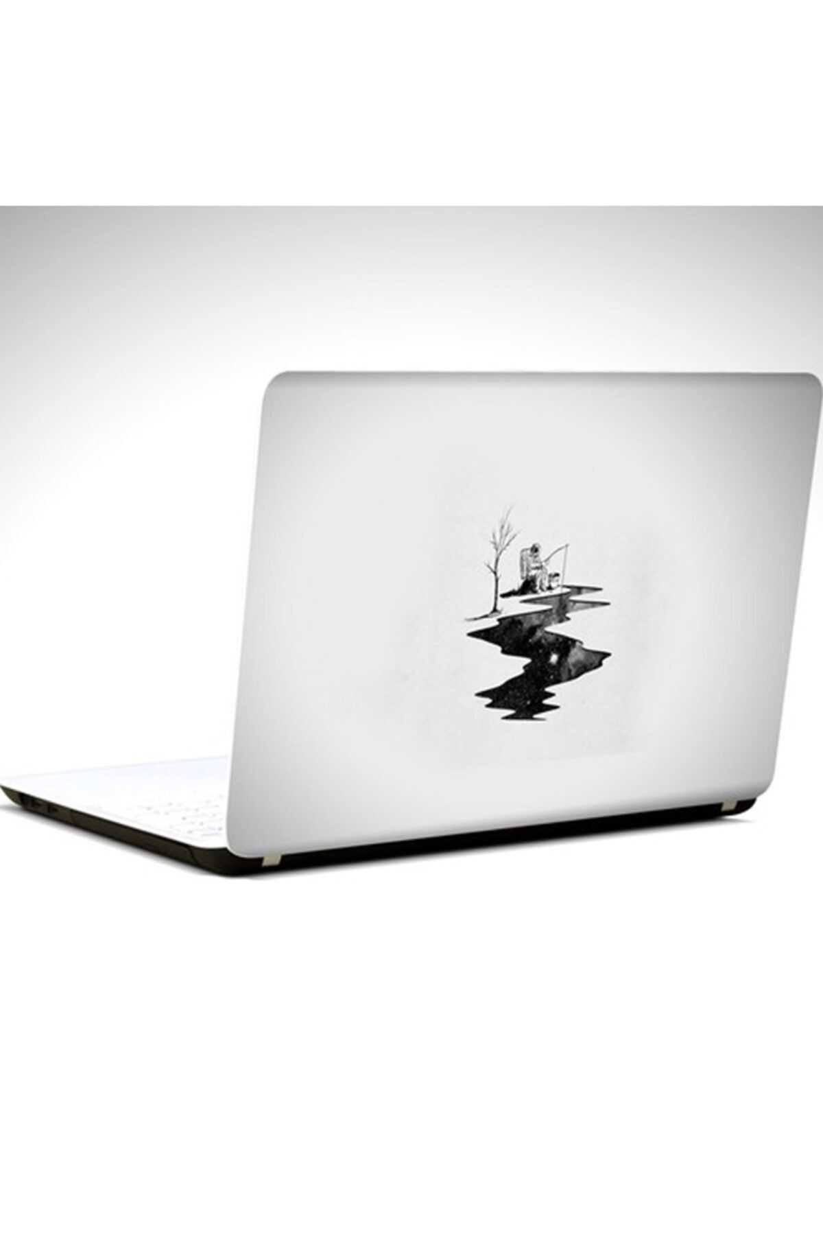 KT Decor Astronaut Fishing Laptop Sticker 15.6 Inch - Trendyol
