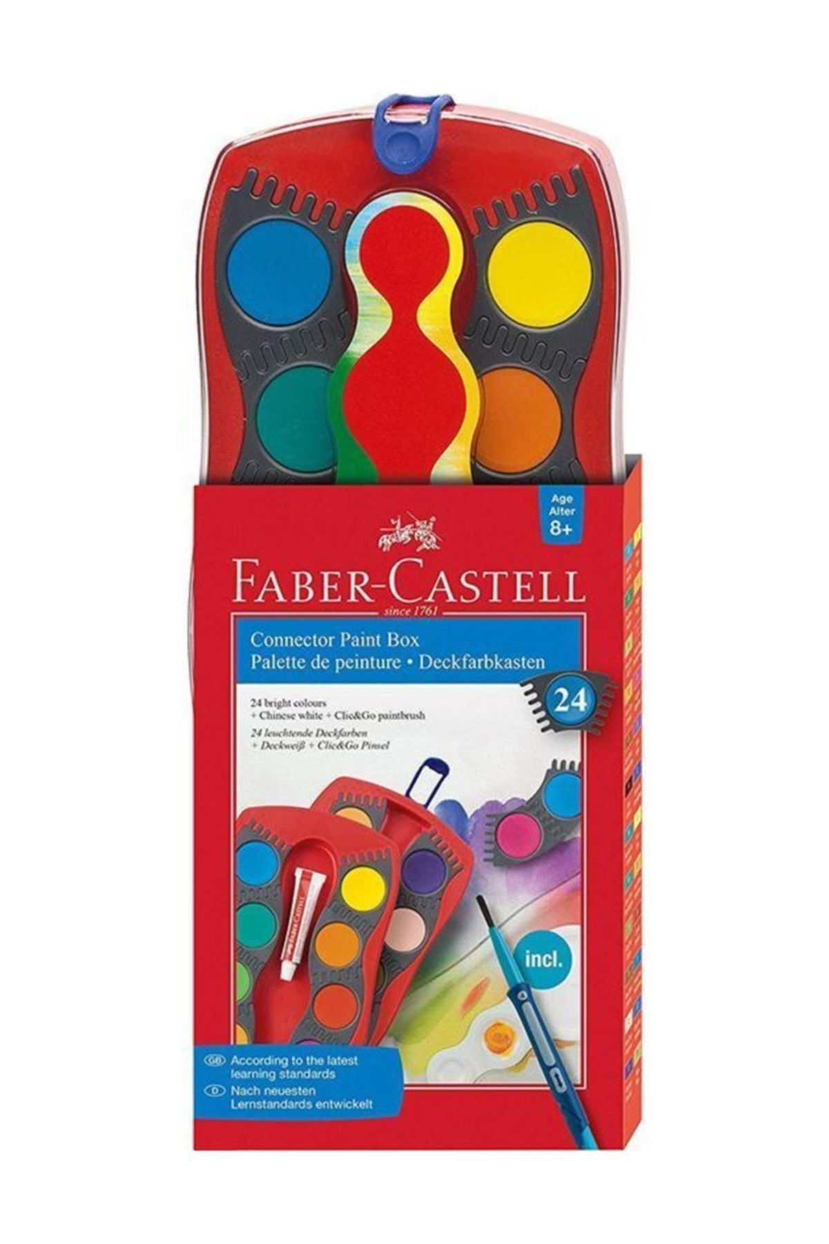Faber Castell Connector Degistirilebilir Tablet Sulu Boya 24 Renk Fiyatlari Ozellikleri Ve Yorumlari En Ucuzu Akakce