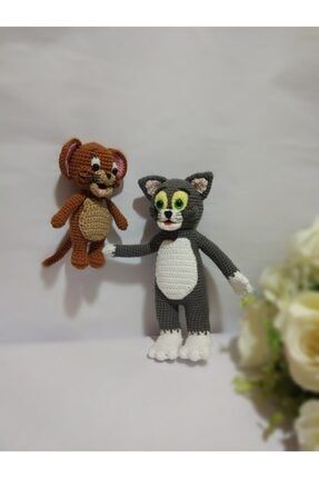 Tom & Jerry Amigurumi Organik Oyuncak