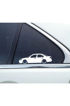 Honda Civic Vtec Basık Kasa Sticker Cam Yapıştırması Siyah1b112