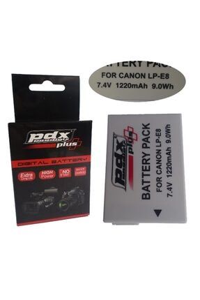 pdx lp e8 canon 650d sarj cihazi