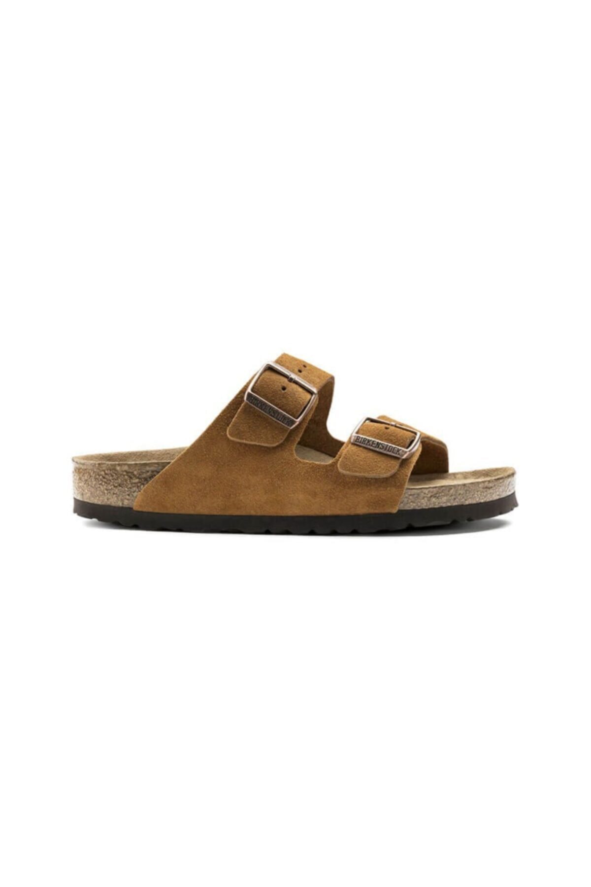 دمپایی بیرکن استاک زنانه چرم مصنوعی قهوه ای  راسته      Beachwear | Birkenstock 1009527 VN - تصویر 5