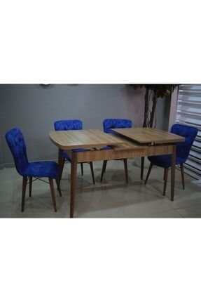Avvio Home Mutfak Masa Sandalye Takimi 4 Kisilik Acilir Ahsap Kelebek Masa Trendyol