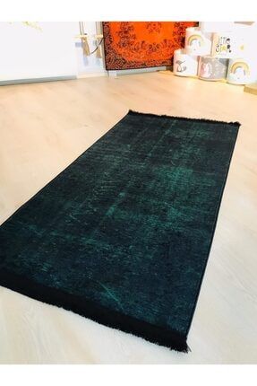 Artloop Jazz Sonil Dokuma Pamuk Polyester Yesil Hali Al 102 Trendyol