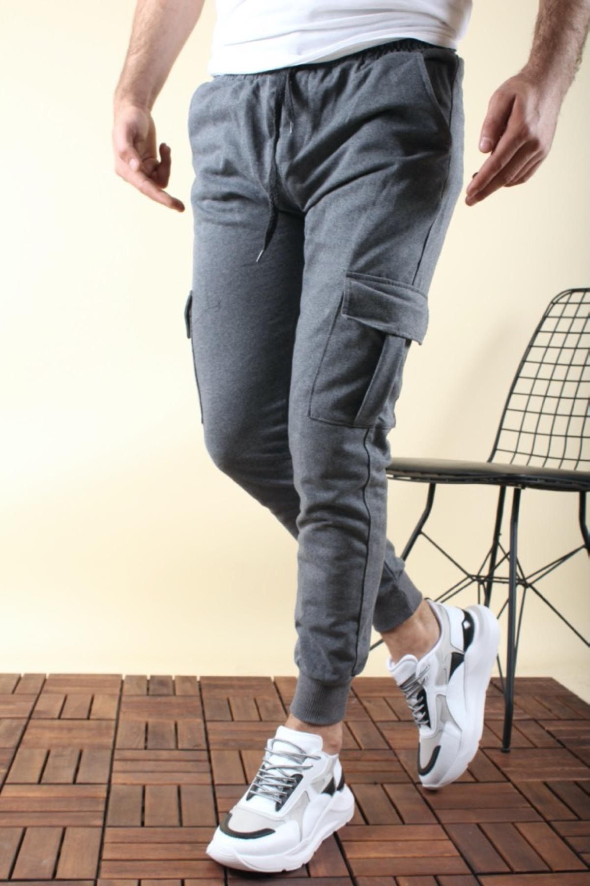 Oksit Masi Slim Fit Komanda Kargo Cep Erkek Esofman Alti Trendyol
