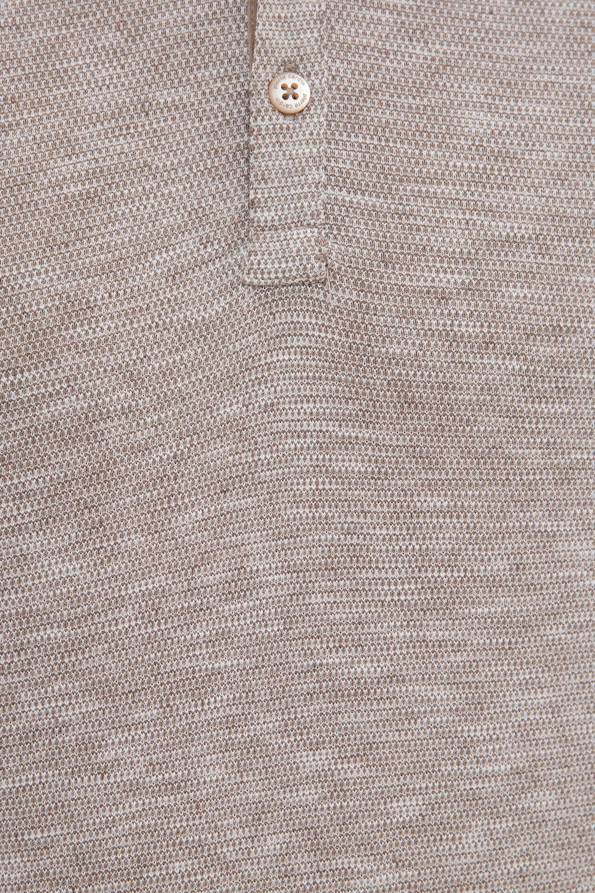 تیشرت مردانه قهوه ای پیرکاردین | G021SZ011.000.977540 اورجینال - تصویر 5