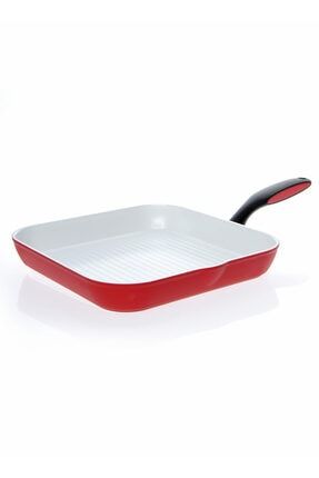 Lava Dokum Izgara Tava Metal Sapli 26x32 Cm Kirmizi Trendyol