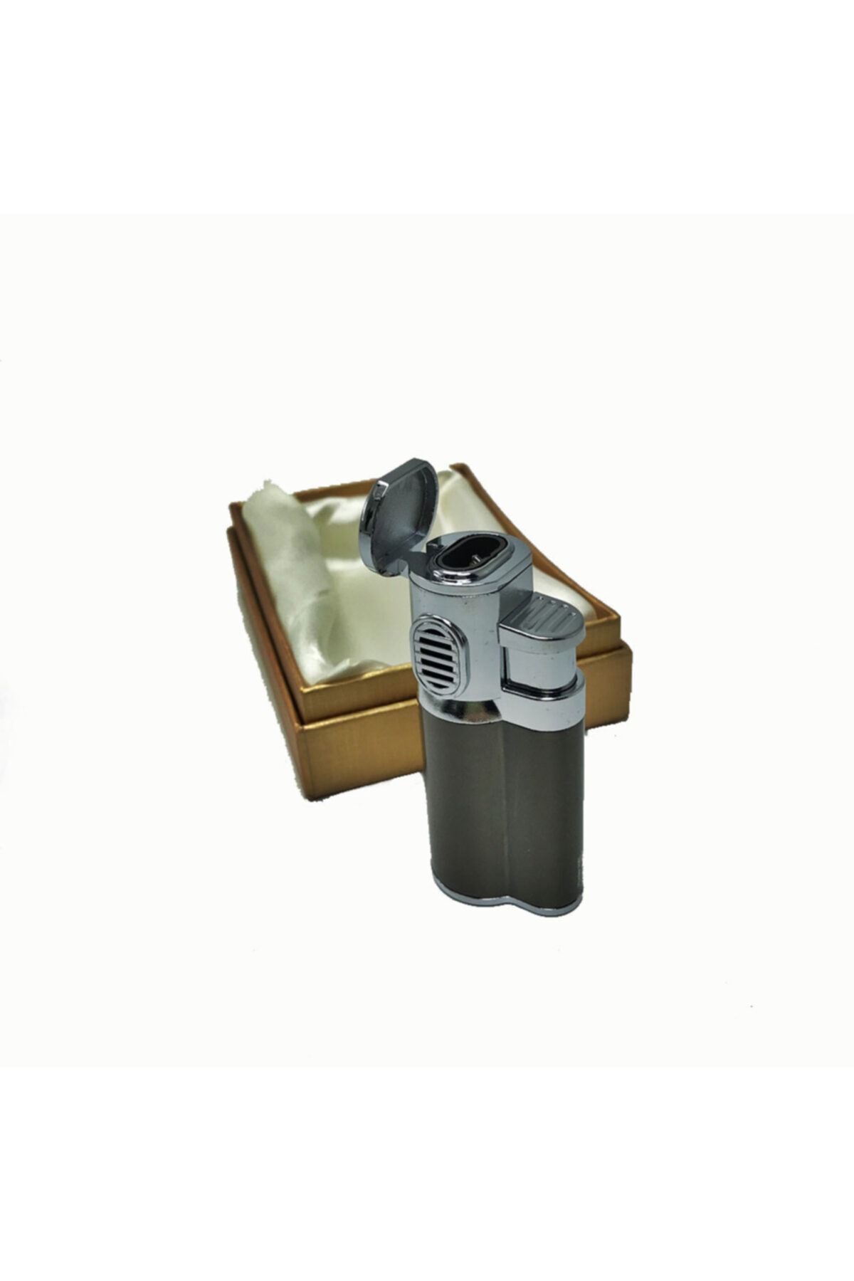 Metal Çift Yanan Turbo Çakmak - 2
