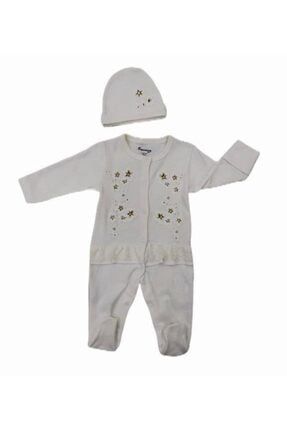 Little Life Unisex Ekru Kopekli Tulum Trendyol
