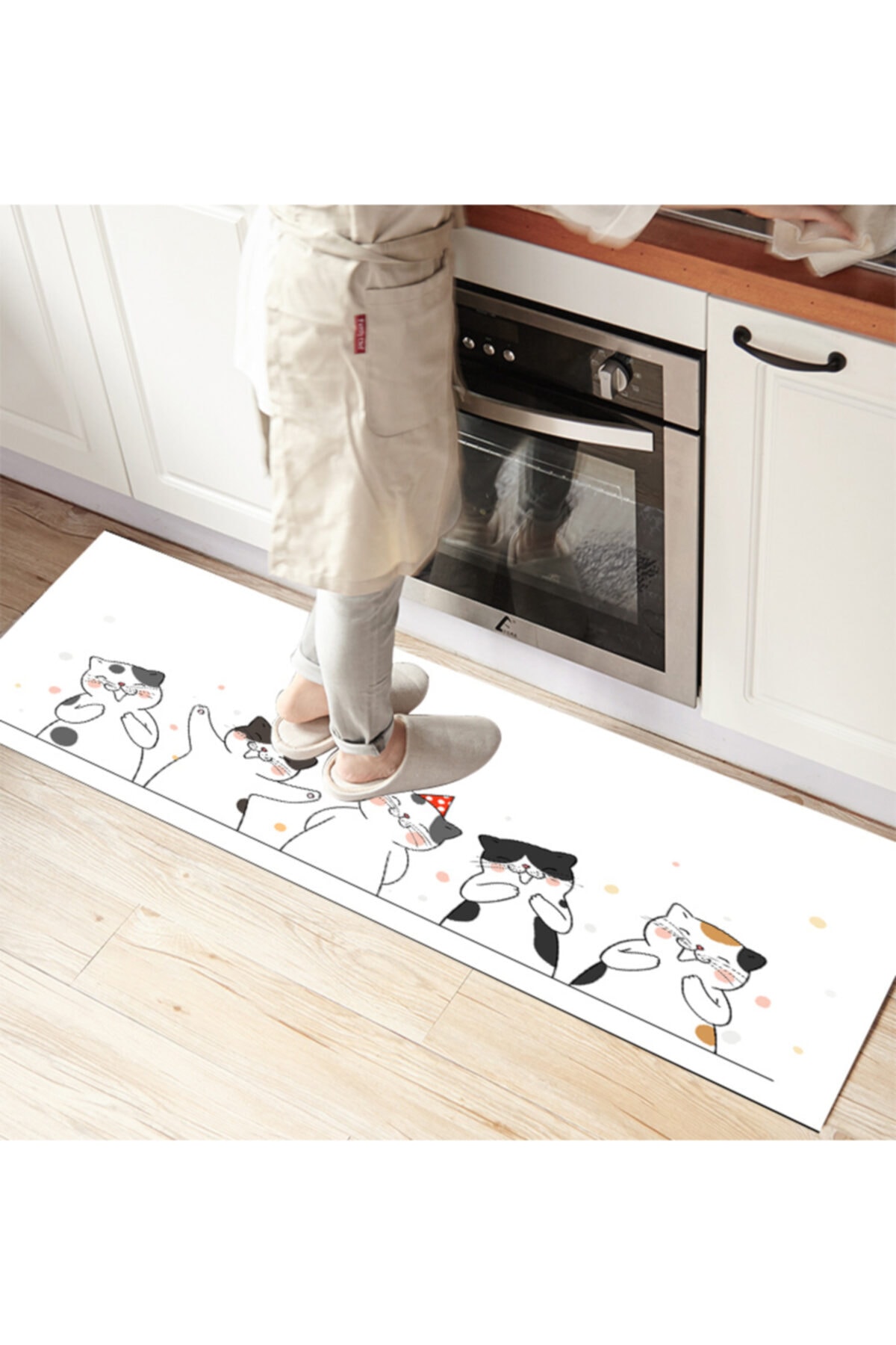 else hali else sevimli kediler 3d desenli ince mutfak halisi fiyati yorumlari trendyol