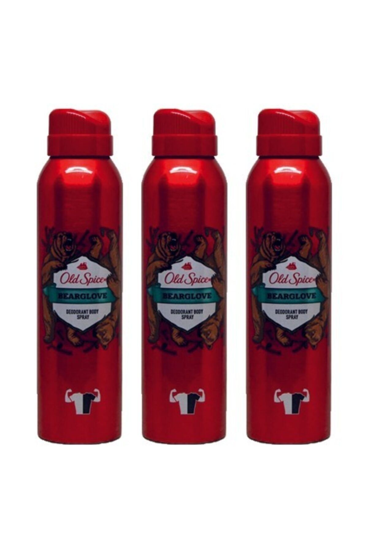 اسپری دئودورانت 150 میلی لیتری دستکش خرس 3 عددی 800109059562133 Old Spice