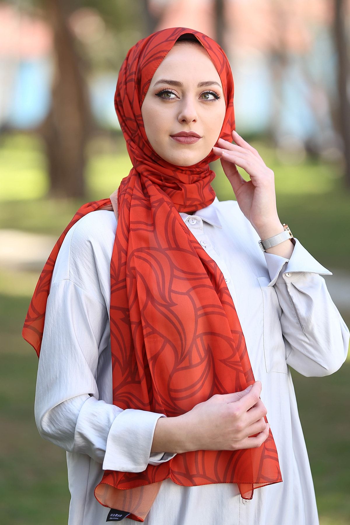 Stella-Leaf Pattern Shawl Tile 2