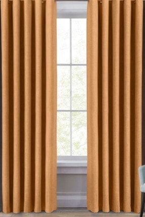 Evdepo Home Karartma Blackout Pilesiz Fon Perde Deve Tuyu Rengi Trendyol