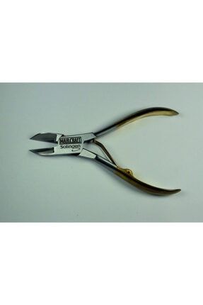 Haırcraft Hc00506 Tırnak Pensi Çelik Yarım Sarı 12 cm Antik Görünüm Ergonomik & Rahat Kullanım HC00506