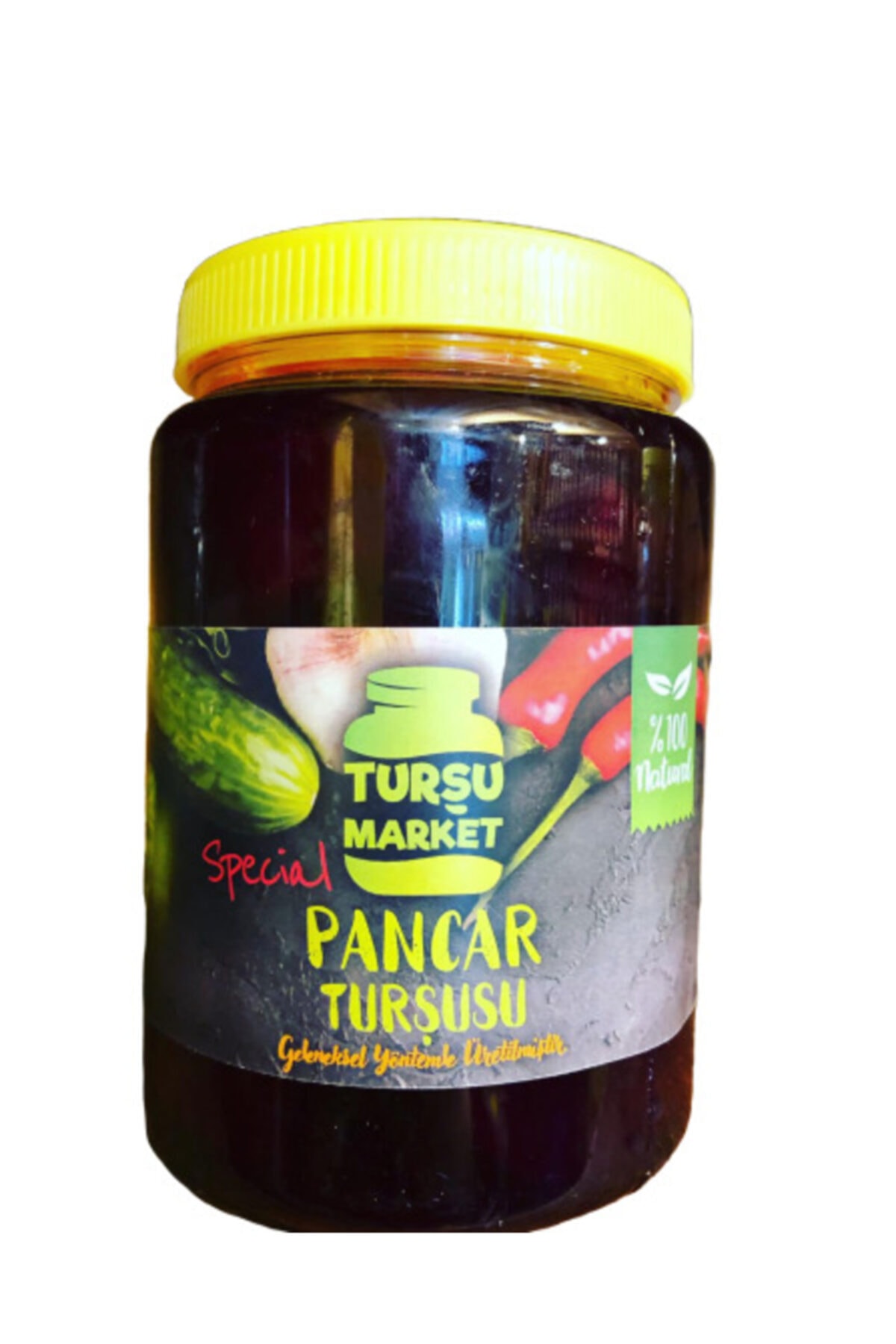 TURŞU MARKET Hakiki Çubuk Turşusu 1 Lt Kırmızı Pancar Turşusu