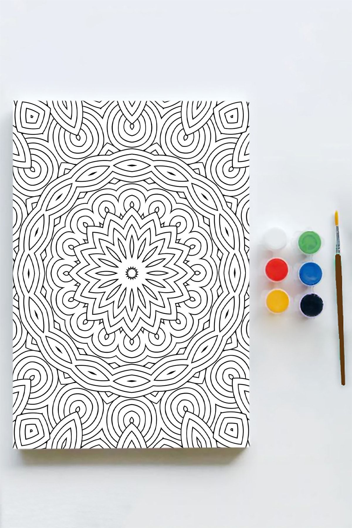 Postermanya-Mandala Canvas Canvas Painting Hobby Set 14 (70x100cm) (large+ Size) 1