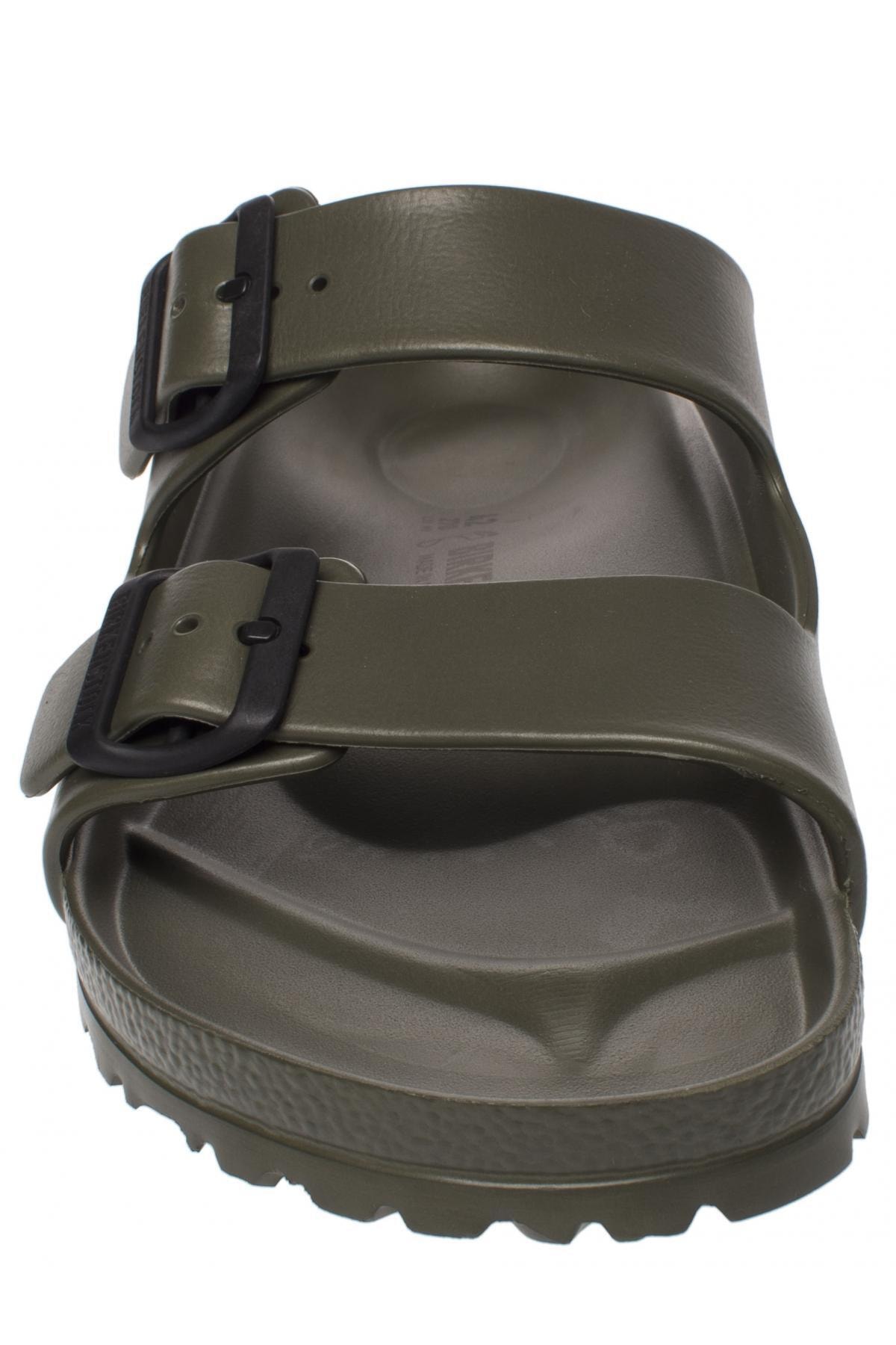 دمپایی بیرکن استاک مردانه اوا سبز اسپرت راسته      لباس خانگی | Birkenstock 129491 TR - تصویر 3