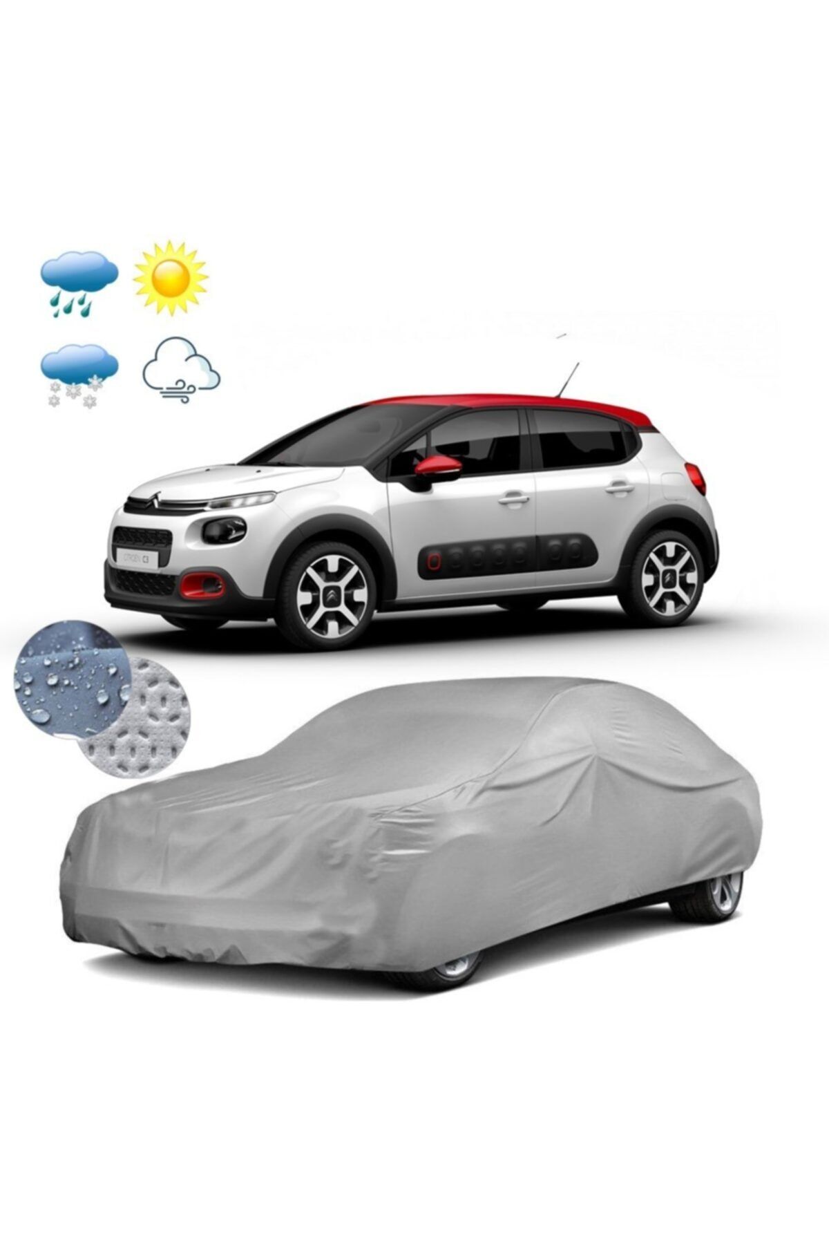 AutoZEL Citroen DS3 Miflon Car Cover Waterproof - Trendyol