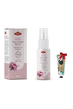 Otaci 100 Dogal Gul Suyu Tonik 150 Ml Kas Ve Kirpik Serumu 15 Ml El Kremi Hediyeli Trendyol