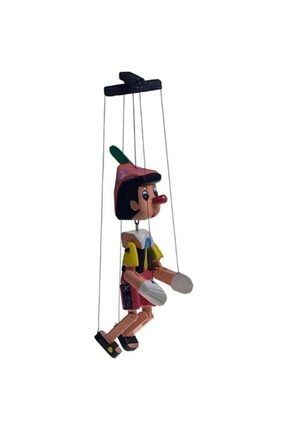 Ahşap Pinokyo İpli Kukla 30 cm Hediyelik Dekoratif Oyuncak PRA-1528076-1086