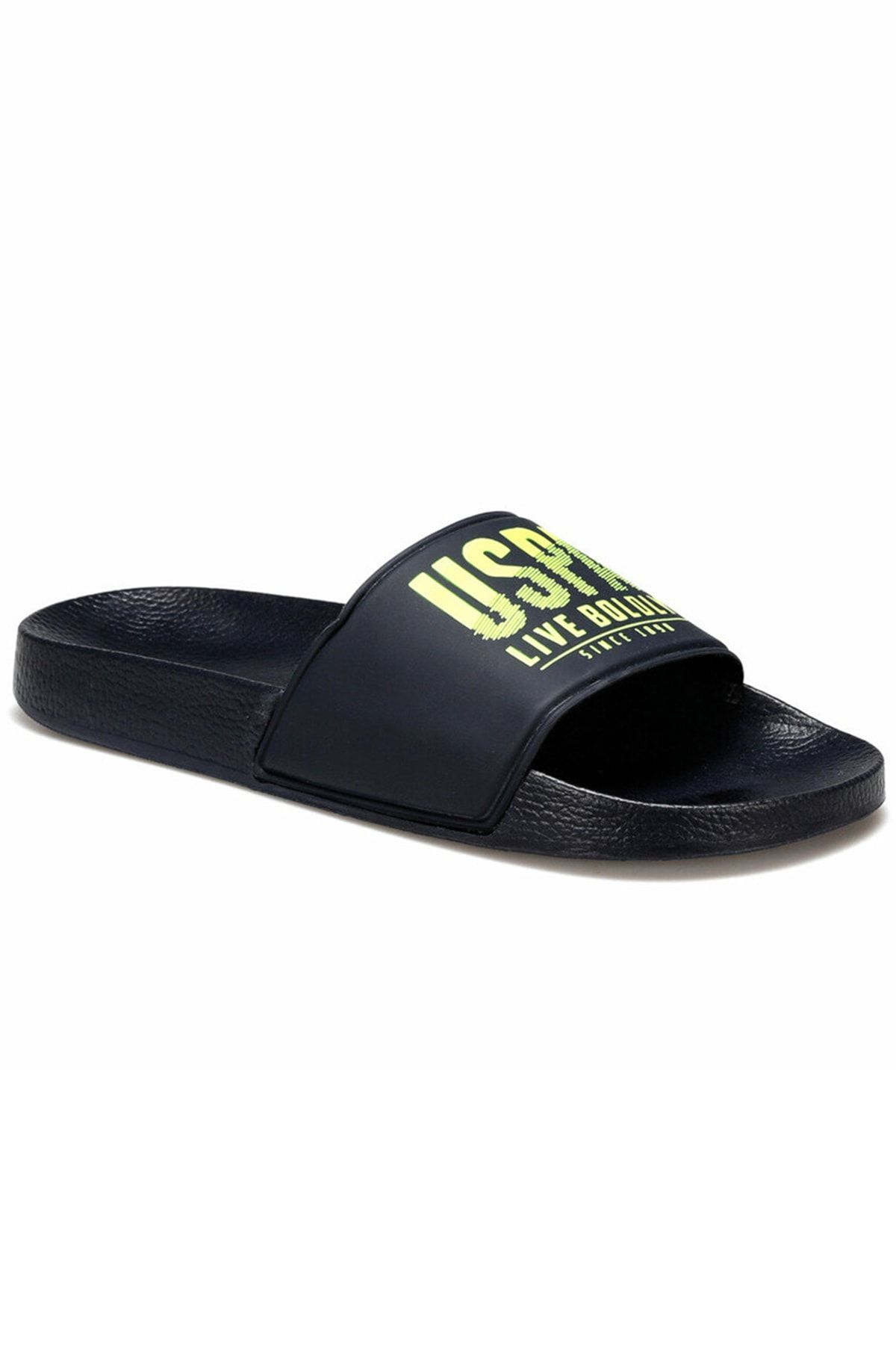 پایه. پولو اسن. دمپایی مردانه Gusty 0M Laci-Neon Yellow 10S28GUSTY U.S. Polo Assn.