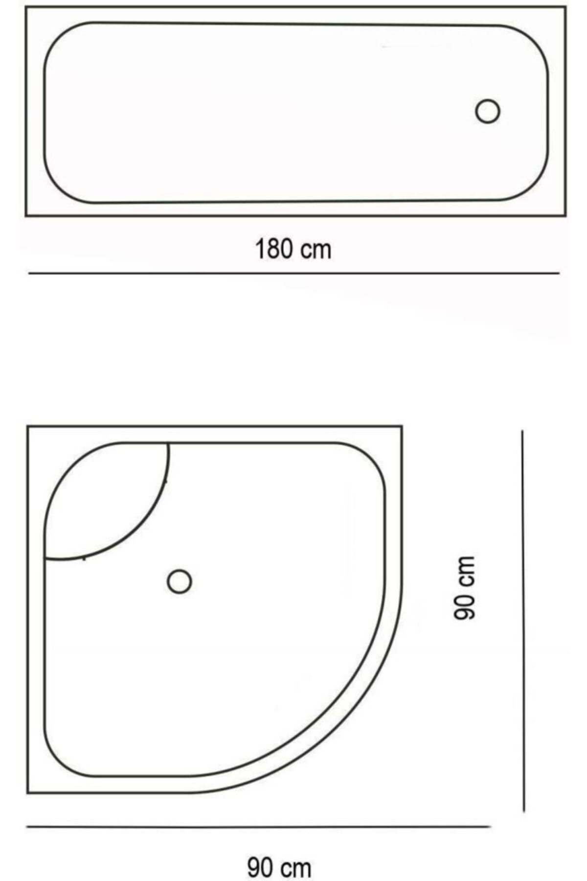 Zethome-Perdeau de duș pentru baie Bigben cu o singură aripă - 1x180x200 4