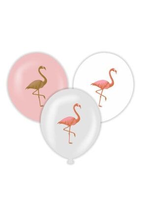 Flamingo Baskılı Balon – 30 Cm 100 Adet CemrekSüsParti382