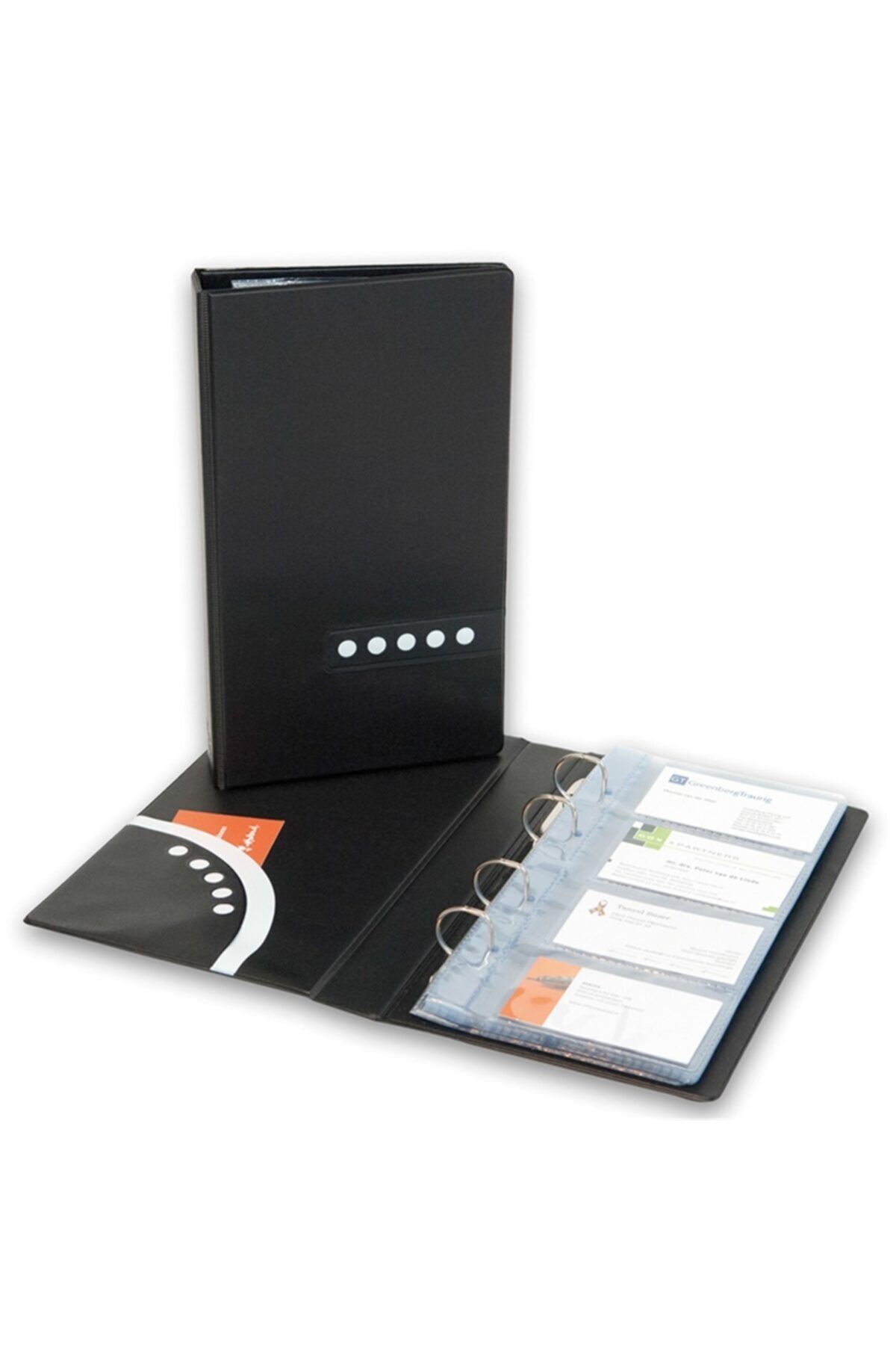 2K-Pvc Double Color Business Card Album 4 Rows 160 Cards 1