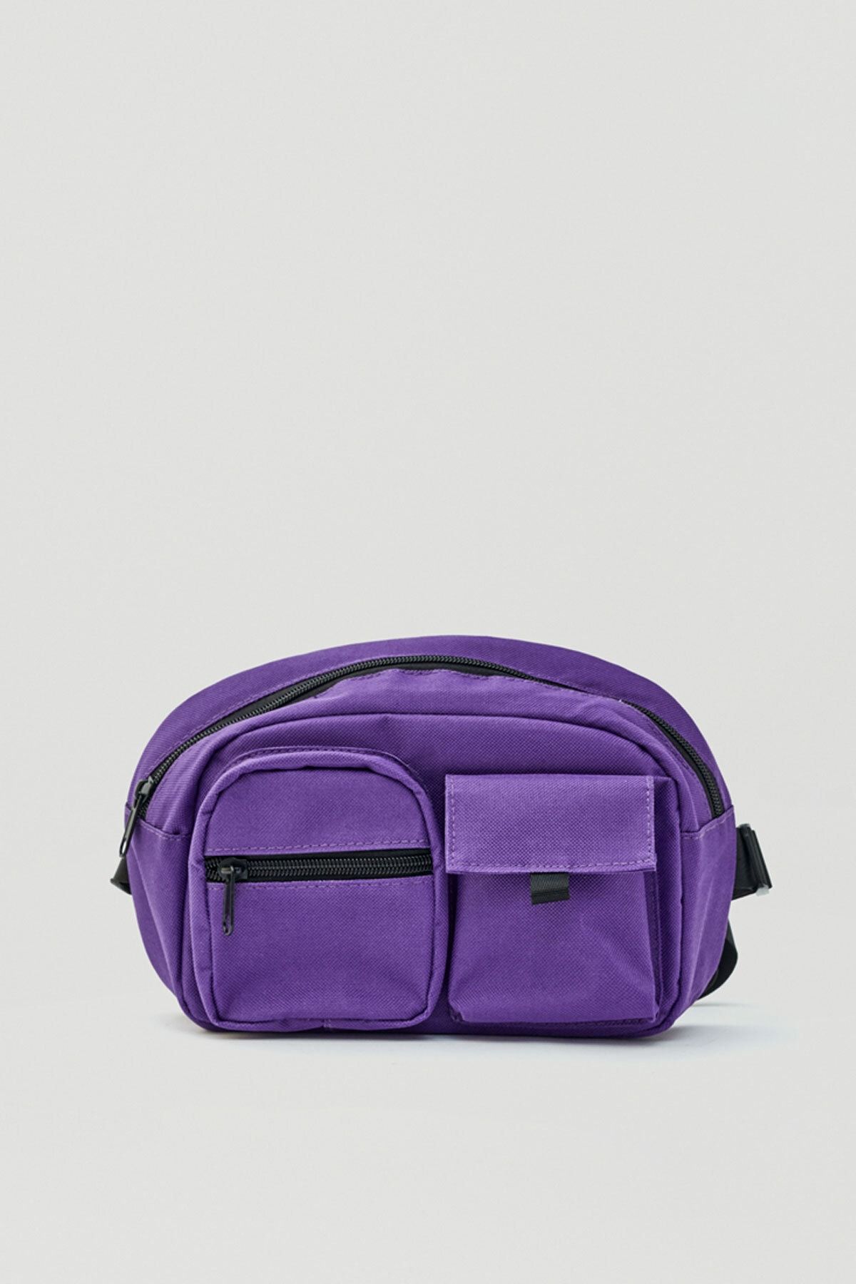 Pull Bear Erkek Renkli Mor Cok Cepli Bel Cantasi 05822912 Trendyol