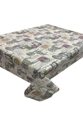 Zeren Home Berjer Koltuk Desenli Duck Dertsiz Masa Ortusu 130 X 130 Cm Trendyol