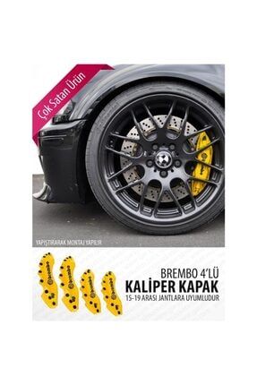 Renault Fluence Uyumlu Sarı Yağ Hortumlu Kaliper Kapağı 4'lü KLPRS-193