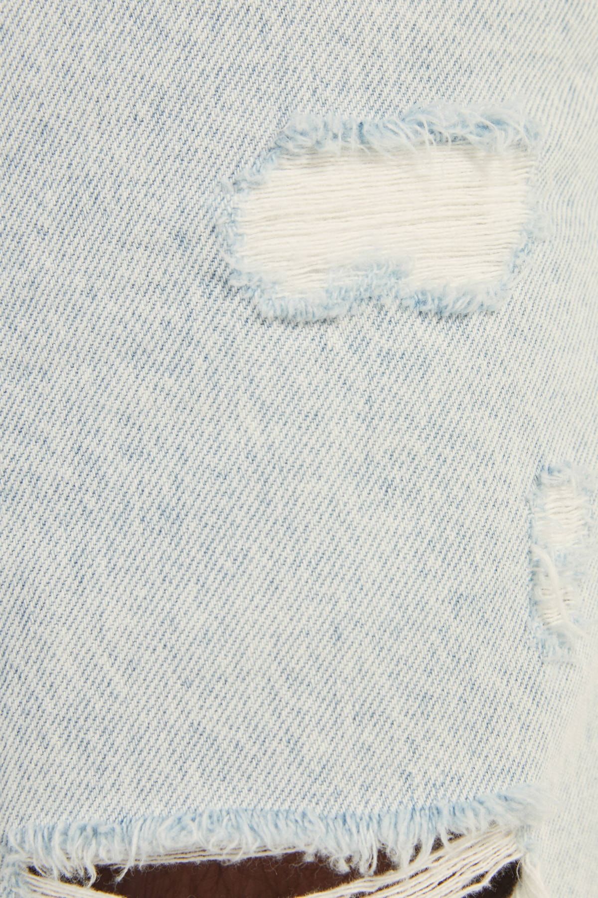 Bershka Erkek Acik Mavi Kisa Denim Salopet 03001847 Trendyol
