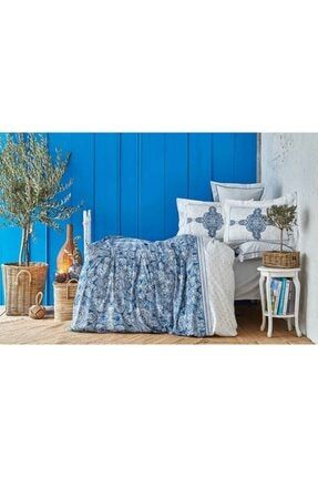 Karaca Home Piyonasa Mavi Nakisli Cift Kisilik Pike Takimi 200 10 01 0097 Trendyol