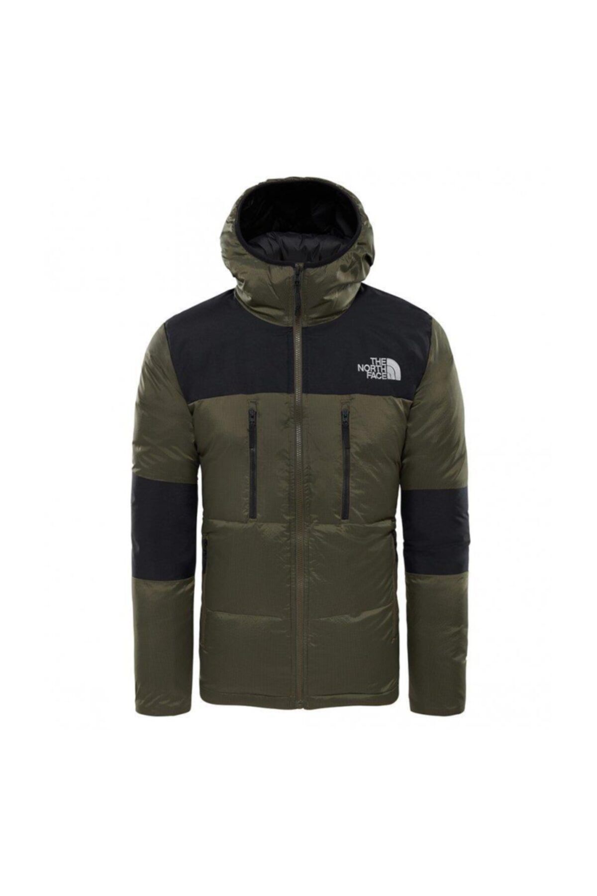 Green and black on sale north face jacket