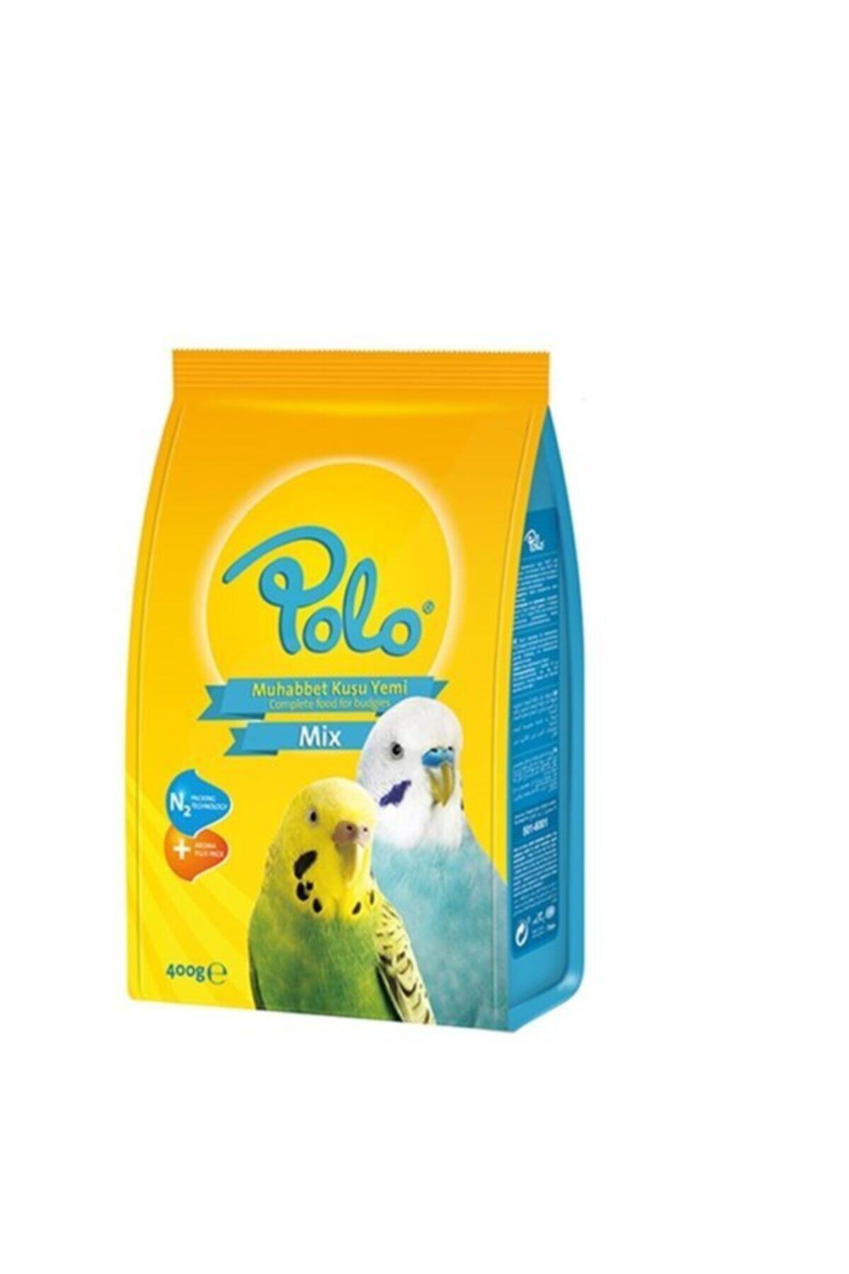 Polo Muhabbet Kuşu Yemi Sade/Meyveli 400 Gr
