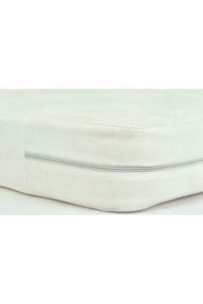 Caretex Fullcover Antialerjik Sivi Gecirmez Fermuarli Yatak Koruyucu Kilif Beyaz 200x200 Trendyol
