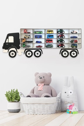 Jb Ahsap Dekoratif Duvar Rafi Duzenleyici Oyuncak Araba Duvar Dolabi Trendyol
