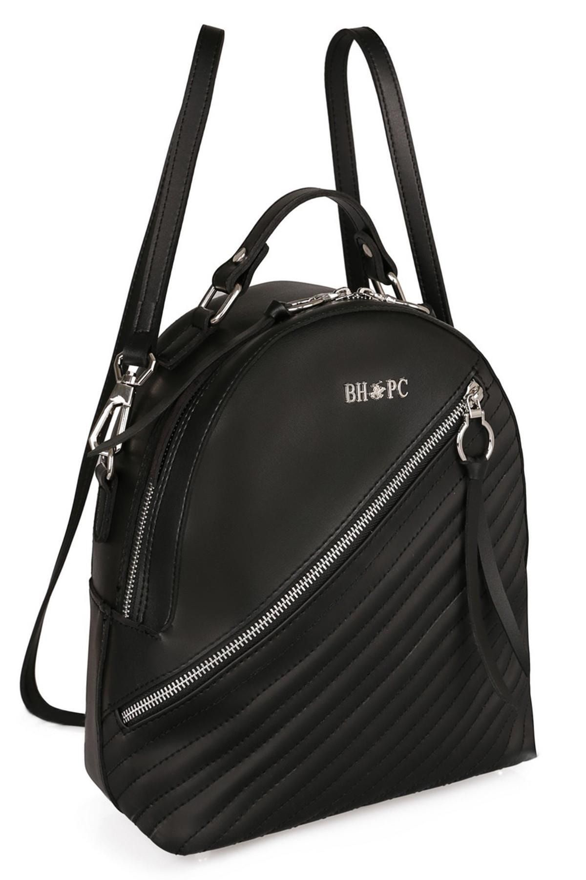 Beverly Hills Polo Club Kadin Kalipli Sirt Cantasi Siyah Trendyol