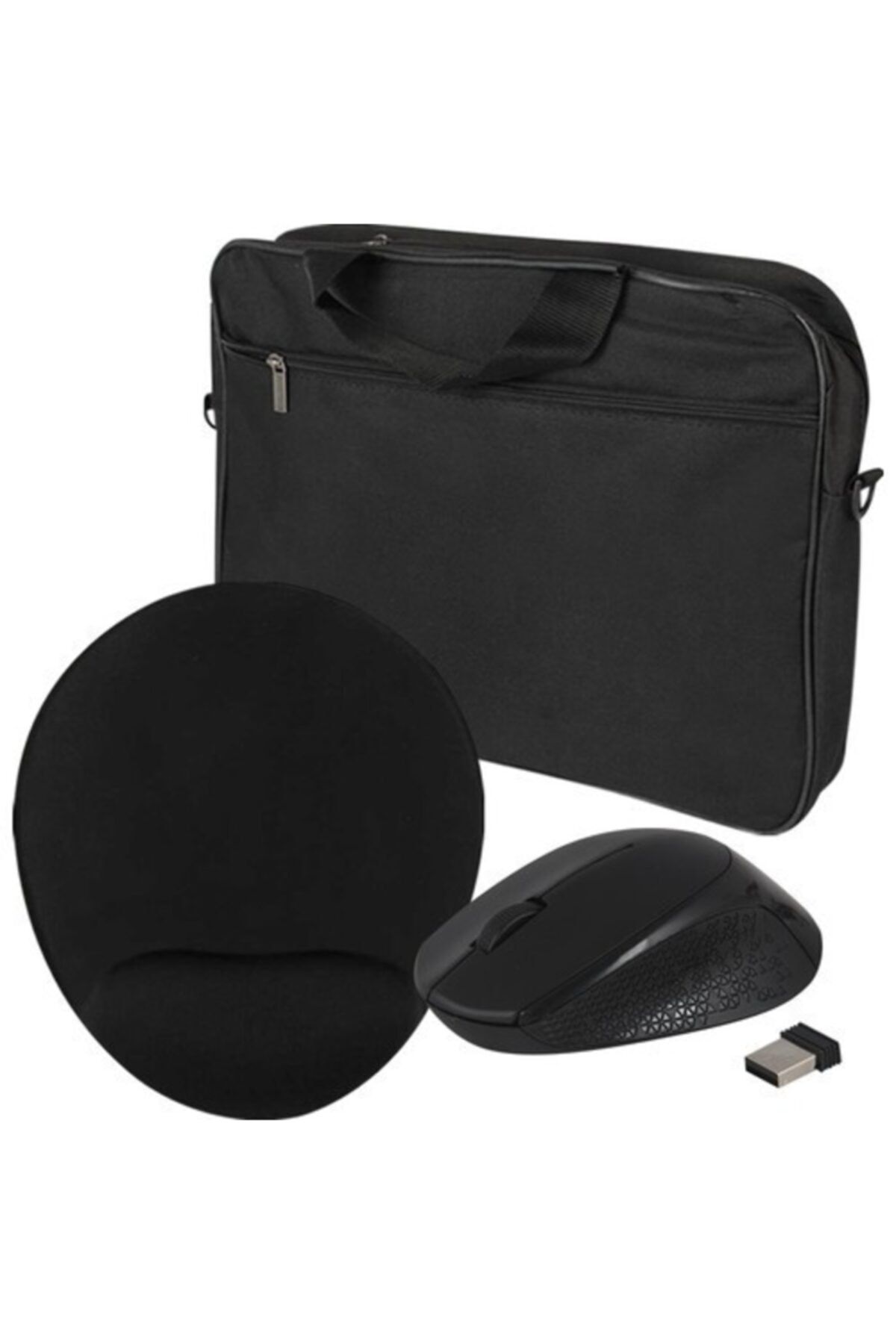 Evocase-Evo300 15.6'' Notebook Bag (evo301 Wrist Supported Mousepad + Wireless Mouse) Set 1