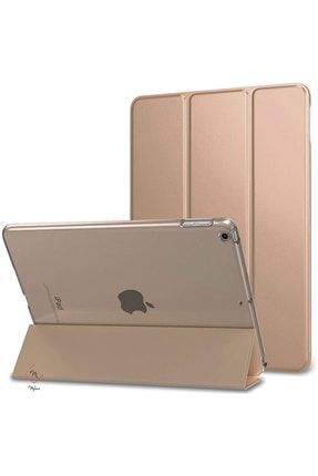 Apple Ipad Air 3 10.5 2019 Kılıf Pu Deri Smart Case A2152 A2123 A2153 A2154 Gold 1smrtair3