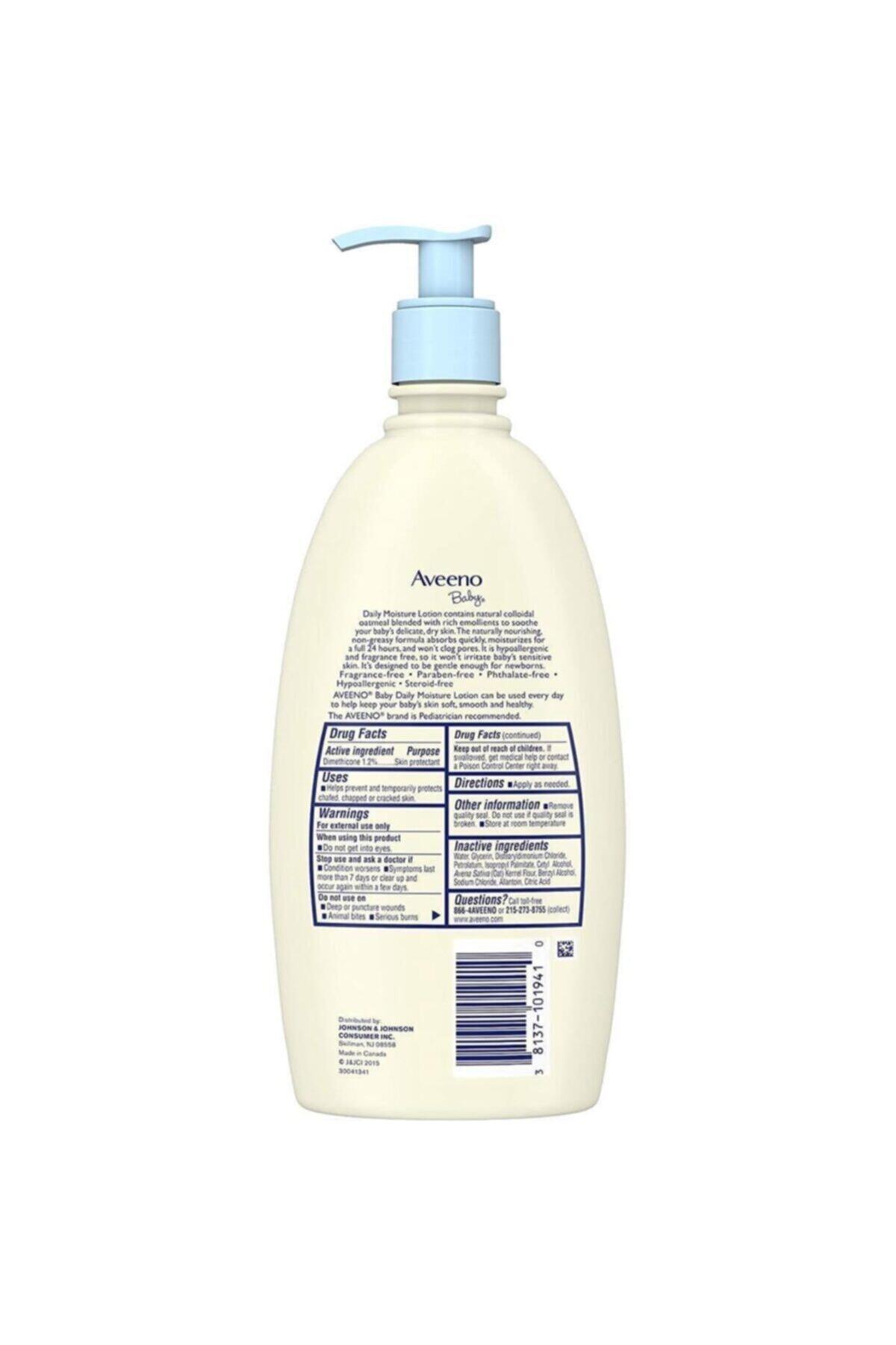 AVEENO Baby Günlük Nemlendirici Losyon 532ml fotoğrafı 2 (önizleme)