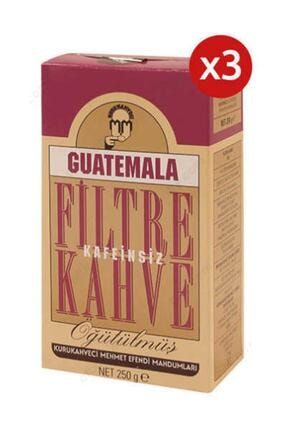 3 Adet Guatemala Kafeinsiz Filtre Kahve 250gr T15445