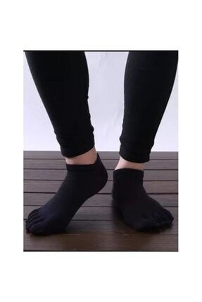 Erkek Siyah Parmak Patik Çorap 02121050