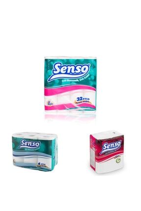 Senso 32'li Tuvalet Kağıdı + 6'lı Havlu + Senso Peçete nrt4242007
