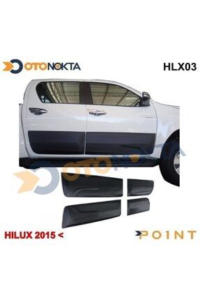 Toyota Hılux Yan Kapı Koruma Siyah 2015> HLX04