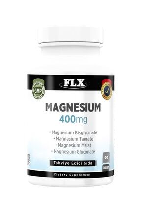 Magnezyum Elementleri Complex 400 Mg Bisglisinat Malat Taurat Glukonat 90 Tablet csknbjksf