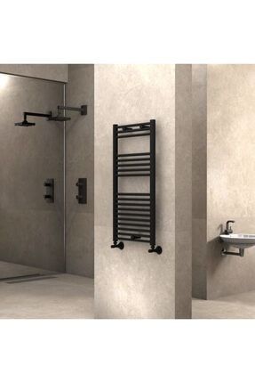 Banyo Ve Mutfak Için Çelik Havlupan 500x1000 Düz Mat Siyah 5 Yıl Garantili 1HAI05001000DB3S