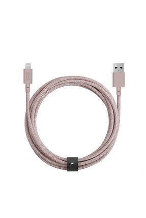 Şarj Kablosu Belt Cable 3m Rose BELT-L-ROS-3-NP