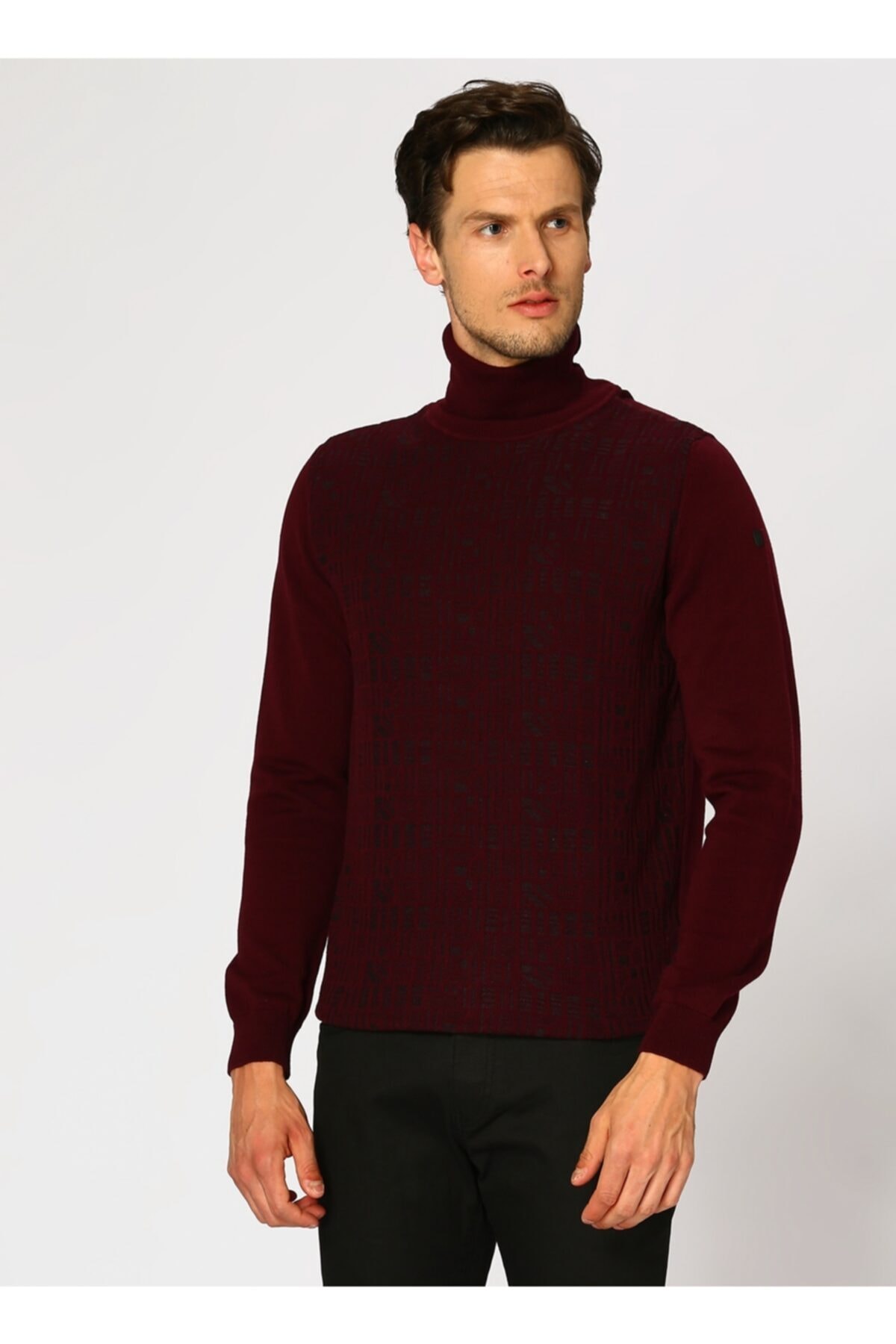 بافت مردانه راسته آستین بلند | پیر کاردین Pierre Cardin 503052028 - تصویر 4